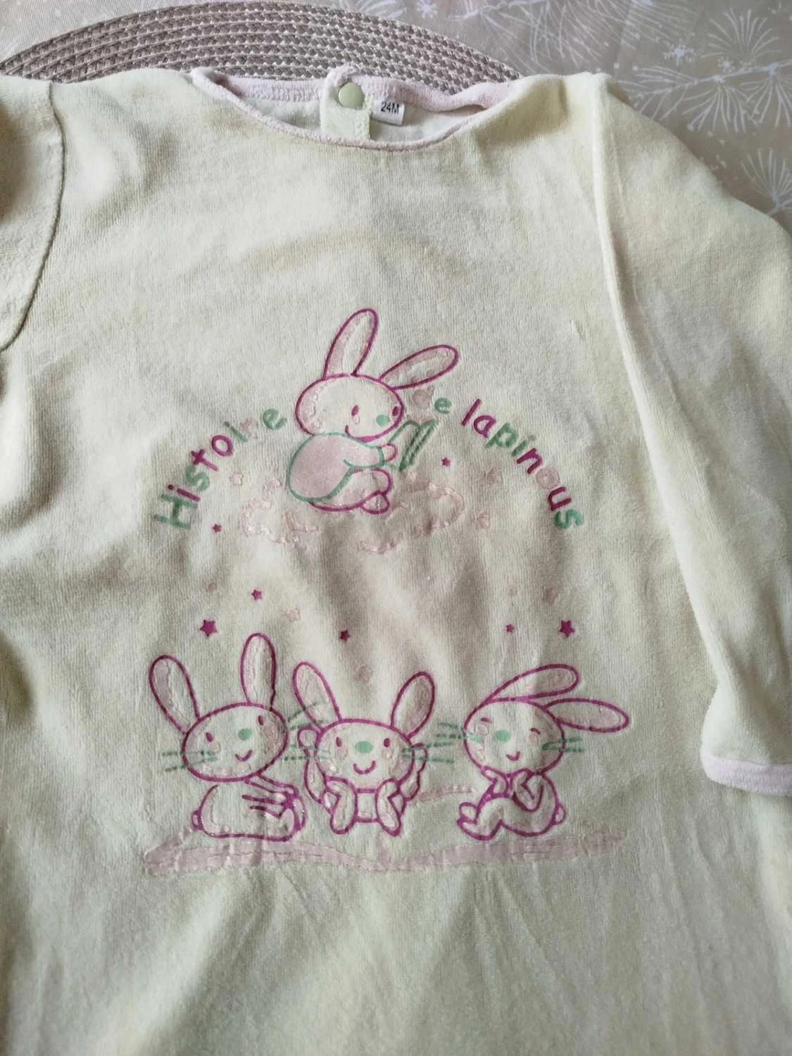 🌈Light Green One-Piece Pajamas Girl 2 Years / 86cm – photo 2